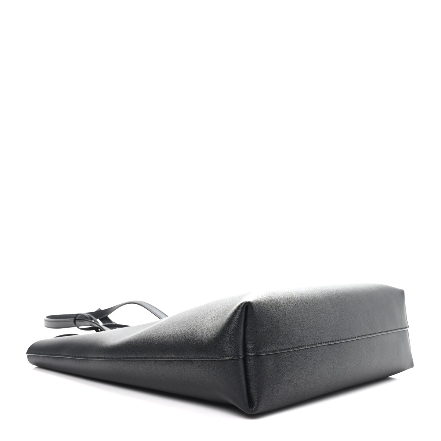 Calfskin North-South Shopping Tote Black