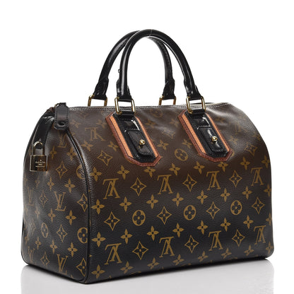 Louis Vuitton Monogram Mirage Speedy 30 Black 3 of 12