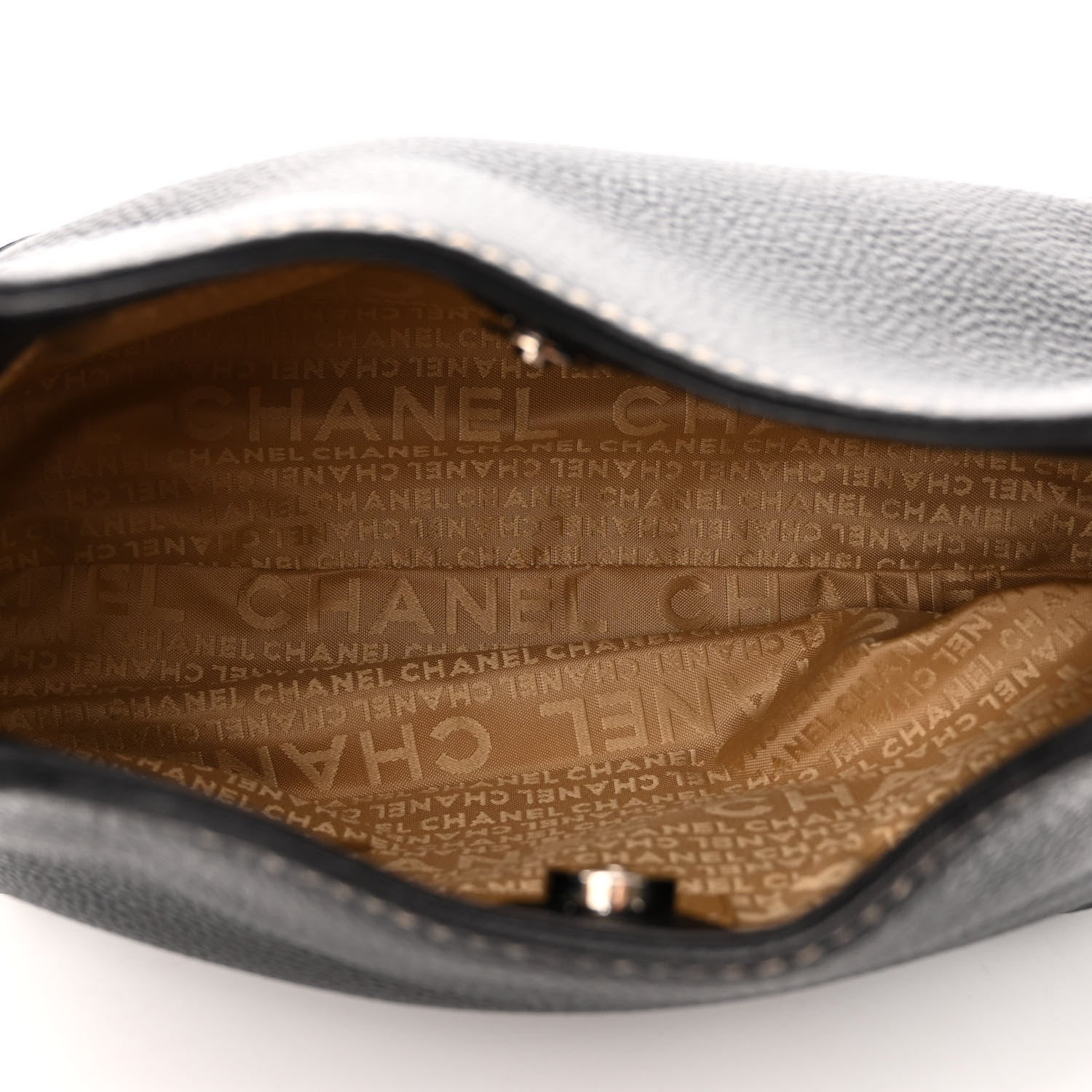 Chanel Grained Calfskin Tassel Hobo Black 5 of 12