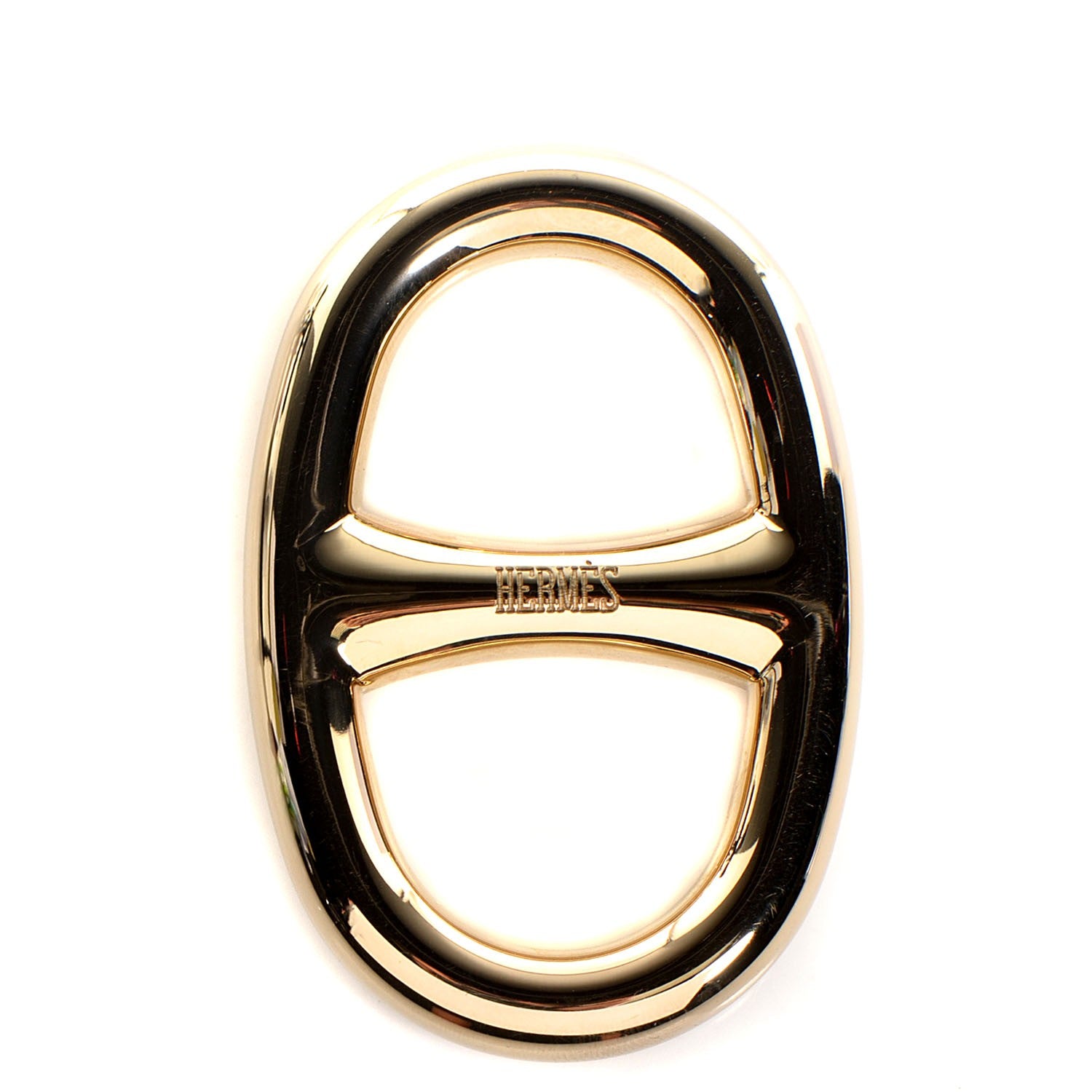 Hermes Permabrass Chaine D'Ancre Scarf Ring 1 of 5