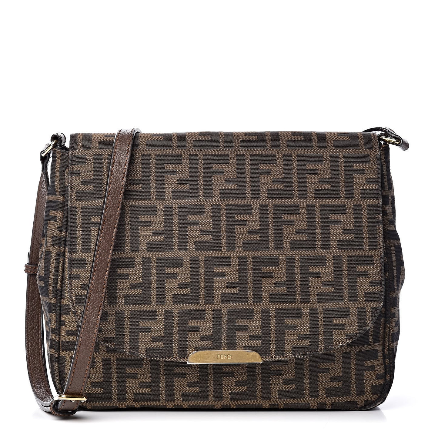 Zucca Vitello Artic Messenger Bag Tobacco Castagna