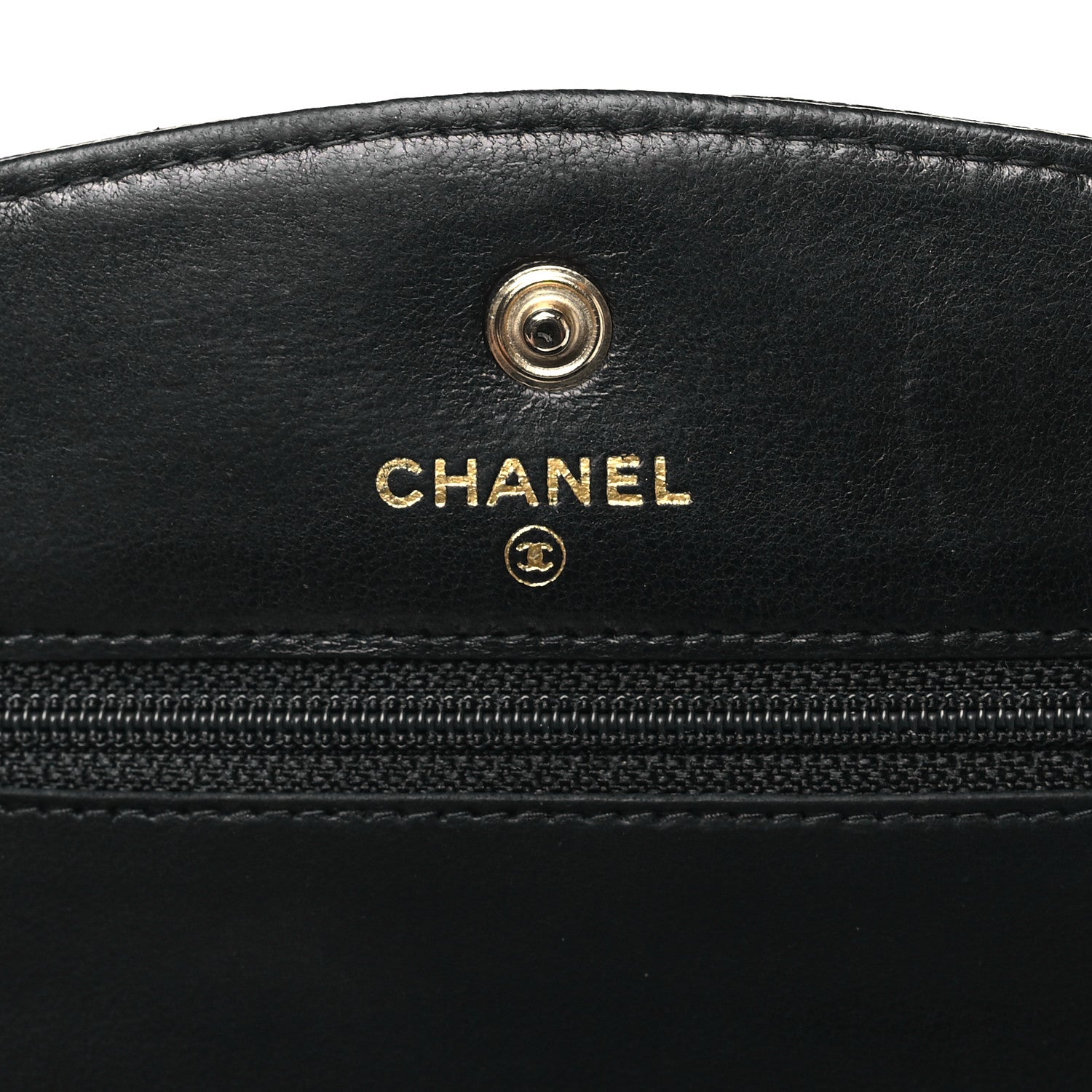 Chanel Caviar Timeless CC Wallet on Chain WOC Black 6 of 13