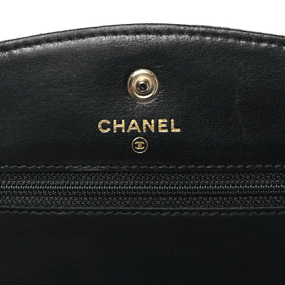 Chanel Caviar Timeless CC Wallet on Chain WOC Black 6 of 13
