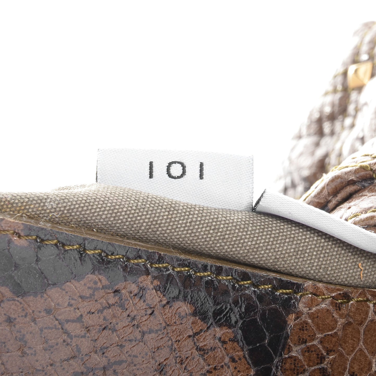 Python Embossed Stardust Single Brown