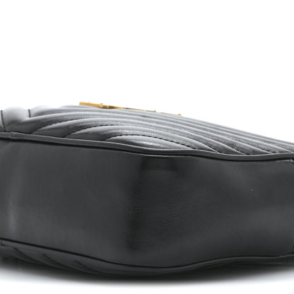 Saint Laurent Calfskin Matelasse Monogram Lou Camera Bag Black 10 of 10