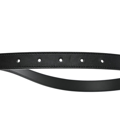 Gucci Calfskin Pearl Double G 20mm Belt 95 38 Black Cream 3 of 6