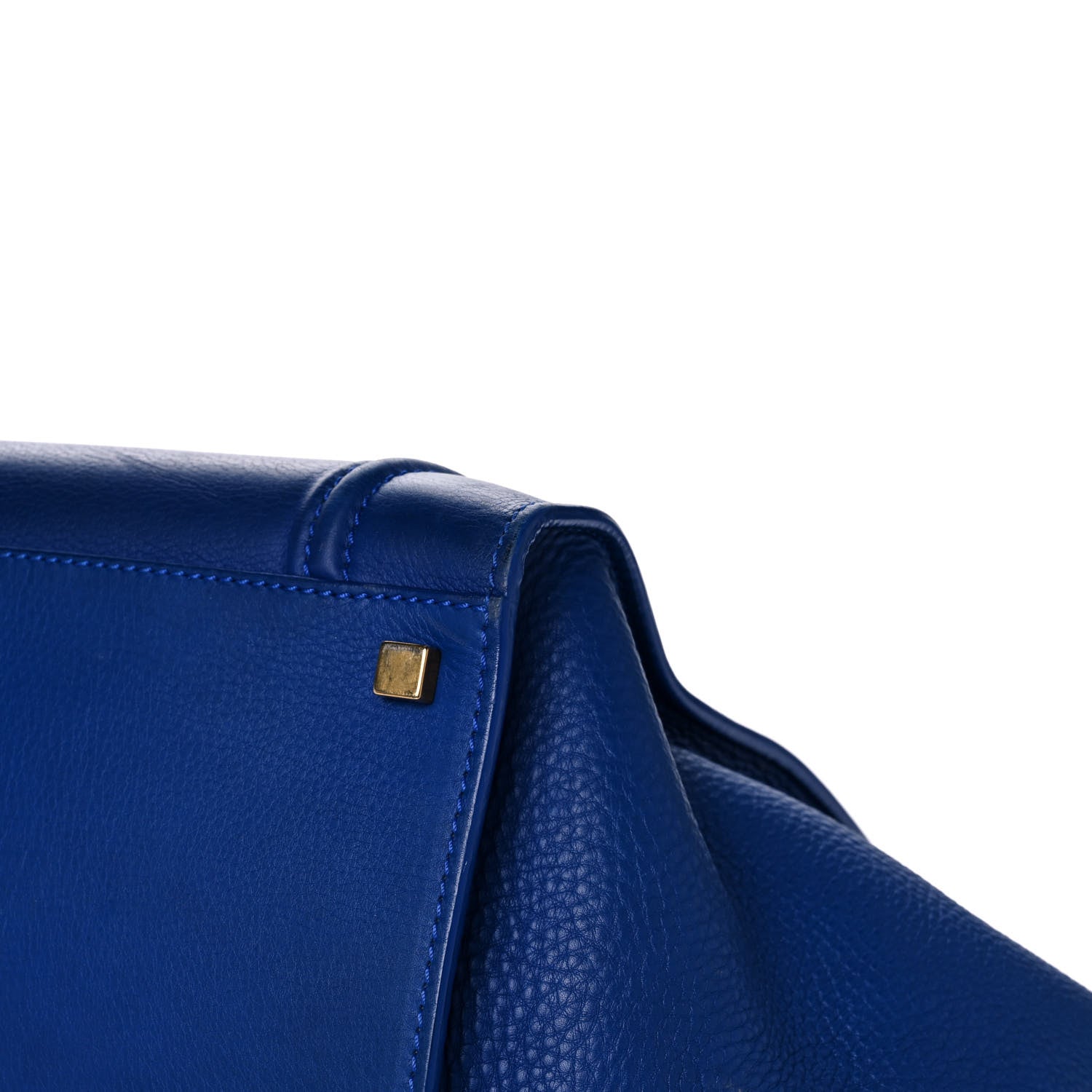 Celine Supple Calfskin Medium Phantom Luggage Royal Blue 11 of 14
