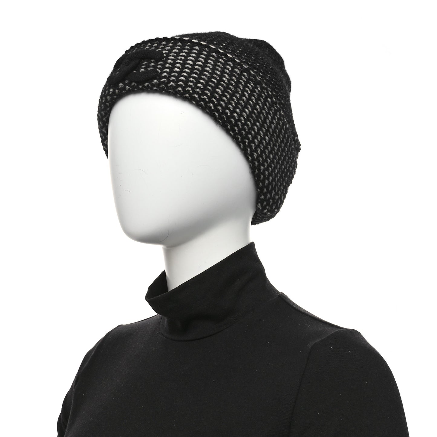 Cashmere CC Beanie Hat Black