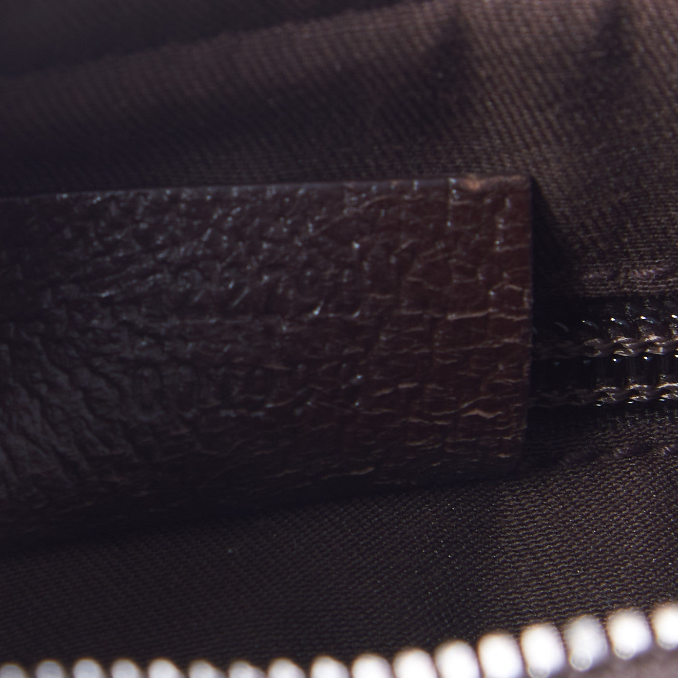 Monogram Web Medium Half Moon Hobo Dark Brown