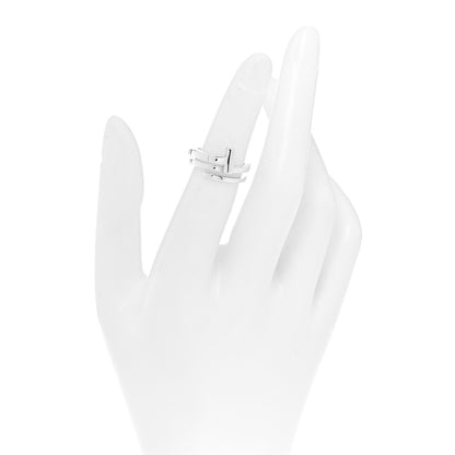 Tiffany Sterling Silver T Square Wrap Ring 49 4.75 2 of 5