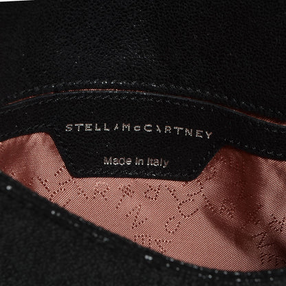 Stella McCartney Faux Leather Shaggy Deer Falabella Crossbody Bag Black 6 of 9