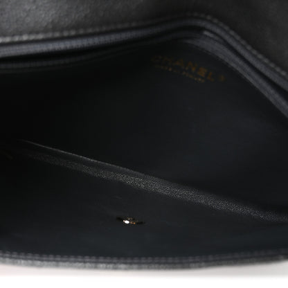 Chanel Caviar Quilted Flap Clutch Dark Grey 5 of 11