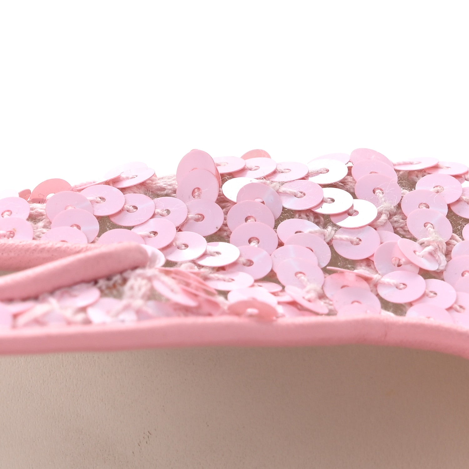 Chanel Sequins Satin Cap Toe CC Slingback Flat 38.5 Pink Black 10 of 10