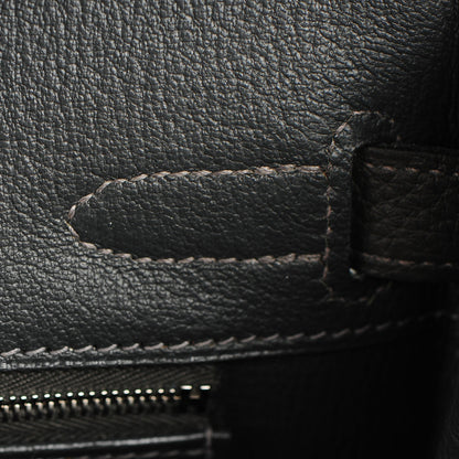 Hermes Taurillon Clemence Birkin 30 Graphite 12 of 25