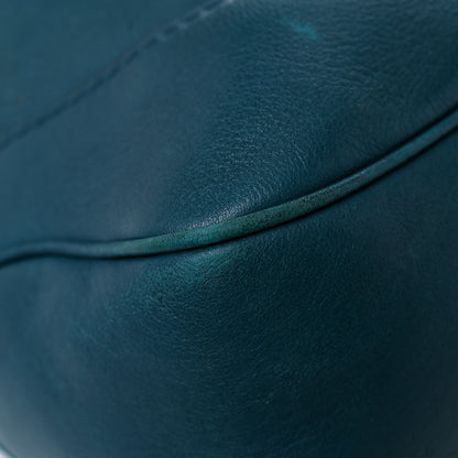Gucci Calfskin Medium New Jackie Shoulder Bag Teal 10 of 25