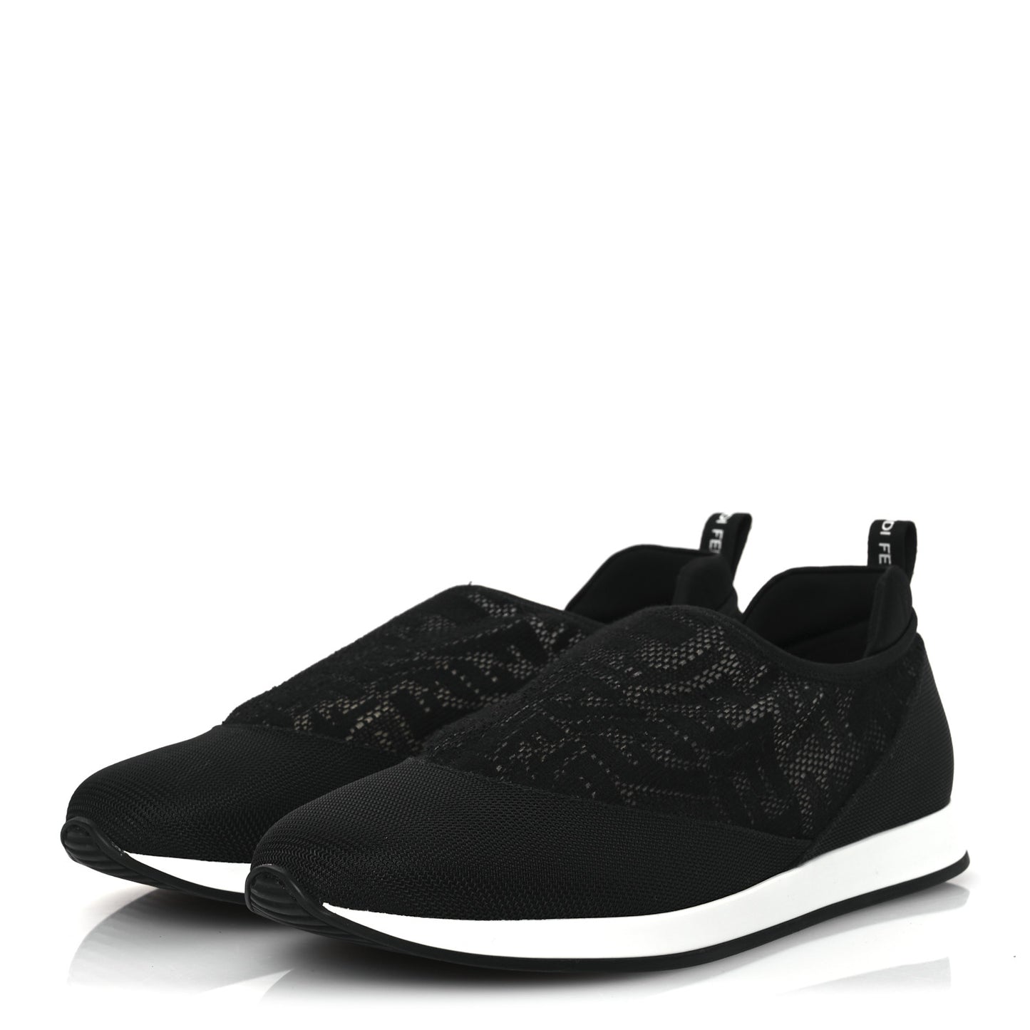 X SARAH COLEMAN Mesh FF Vertigo Runner Slip On Sneakers 39 Black