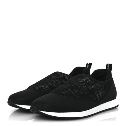 Fendi X SARAH COLEMAN Mesh FF Vertigo Runner Slip On Sneakers 39 Black 4 of 12