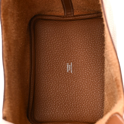 Hermes Taurillon Clemence Picotin Lock 18 PM Gold 5 of 11