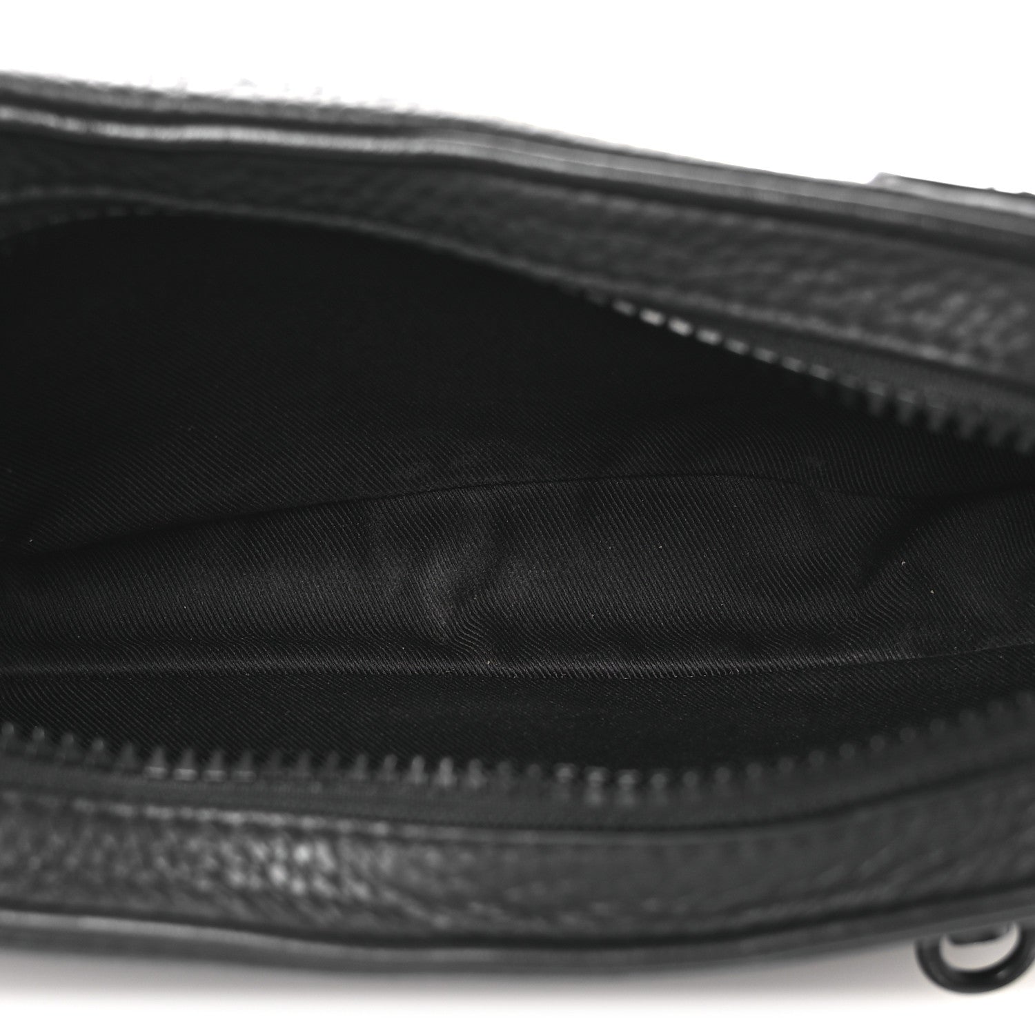 Louis Vuitton Taurillon Monogram Uniformes Solar Ray Soft Pochette Volga Belt Bag Black 5 of 14