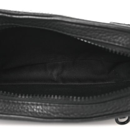 Louis Vuitton Taurillon Monogram Uniformes Solar Ray Soft Pochette Volga Belt Bag Black 5 of 14