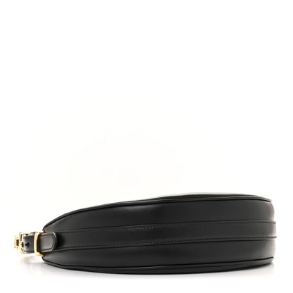 Prada Soft Calfskin Arque Shoulder Bag Black 4 of 12