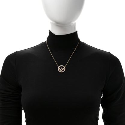 Fendi Brass Crystal F is Fendi Necklace Gold 2 of 5
