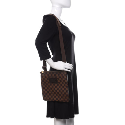 Louis Vuitton Damier Ebene Brooklyn Flat Pochette 2 of 10