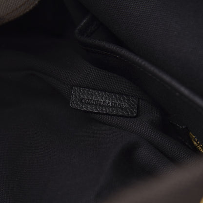 Burberry Canvas Mega Check Brookdale Backpack Black 7 of 10