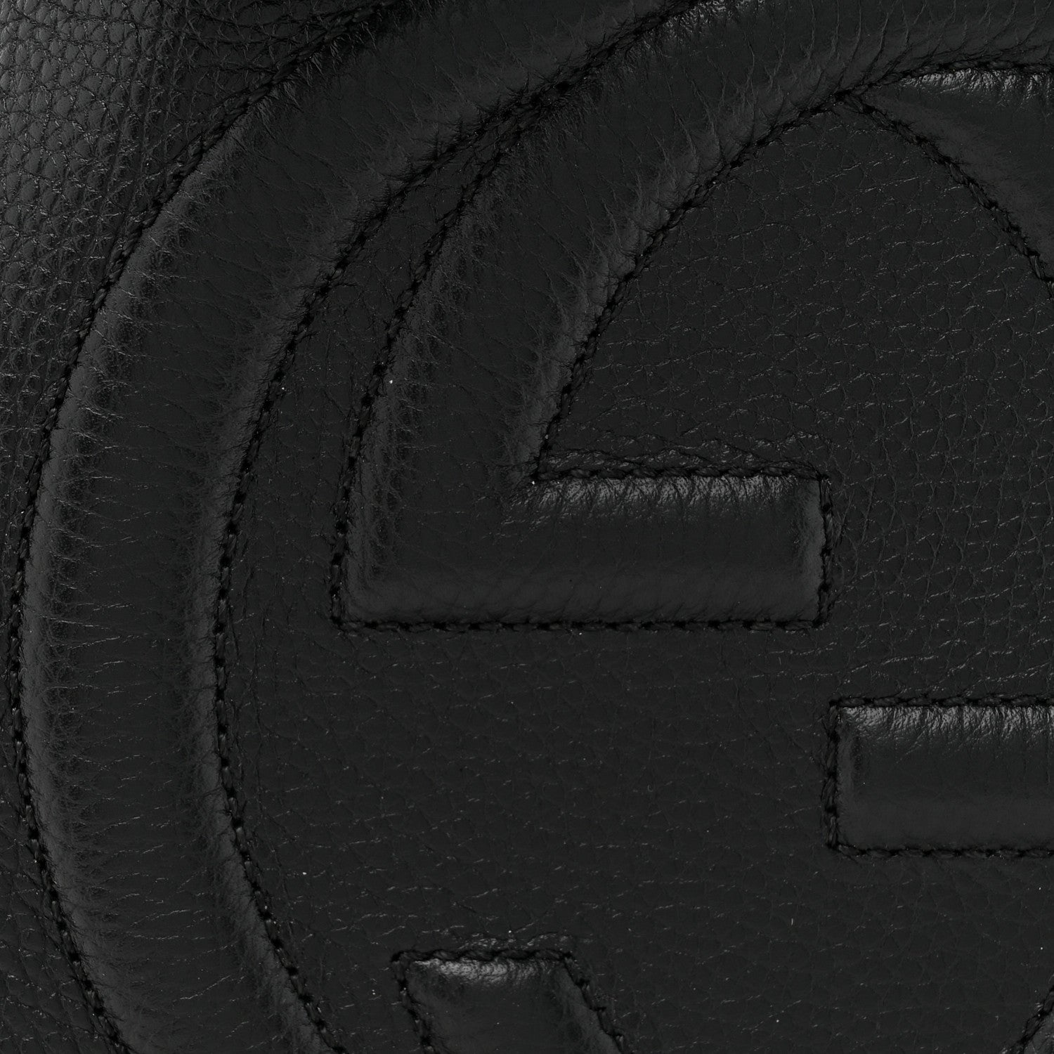 Gucci Pebbled Calfskin Large Soho Hobo Black 8 of 10