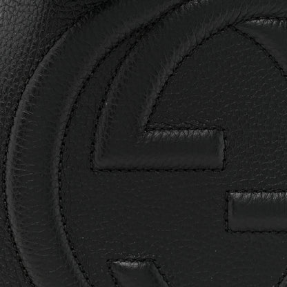 Gucci Pebbled Calfskin Large Soho Hobo Black 8 of 10