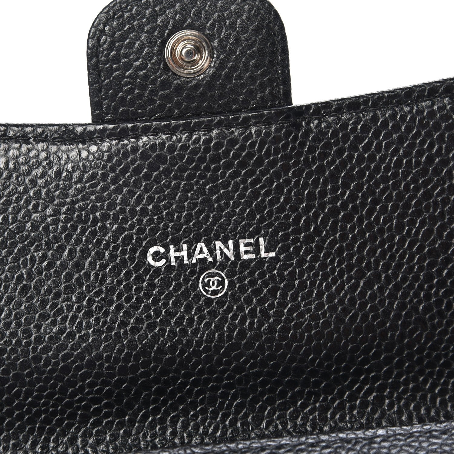 Chanel Caviar Quilted Small Flap Wallet Black 5 of 8