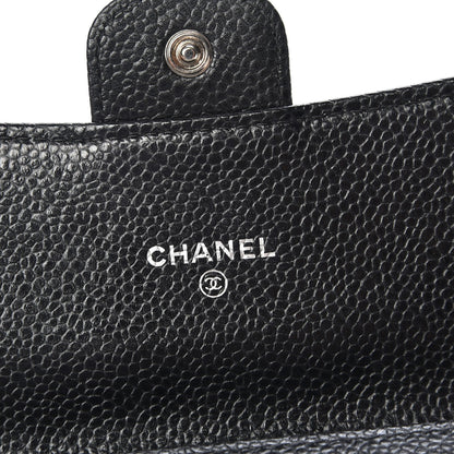 Chanel Caviar Quilted Small Flap Wallet Black 5 of 8