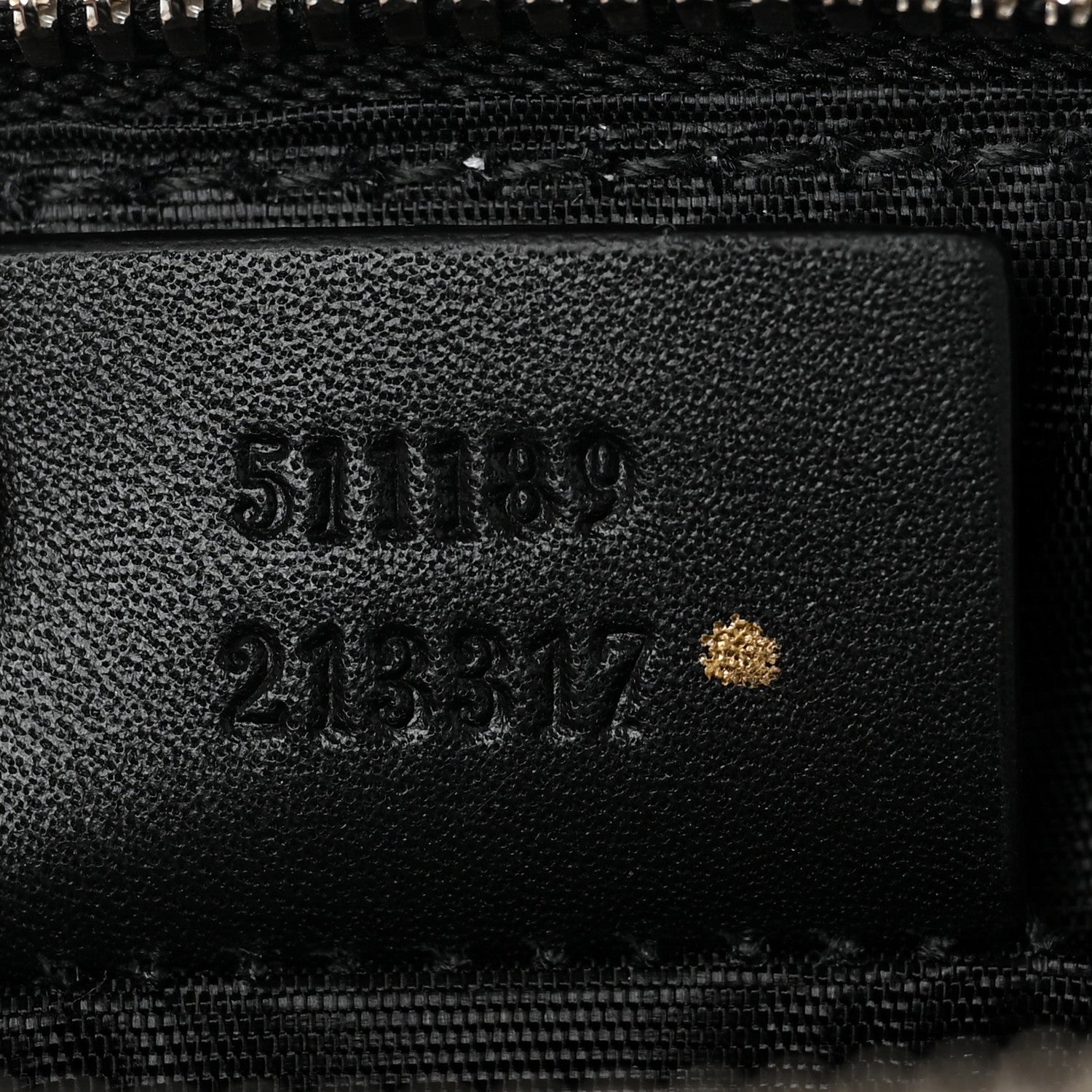 Gucci X SEGA Calfskin GUCCY Stars Mini Dome Shoulder Bag Black Gold 7 of 9