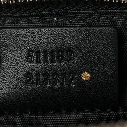 Gucci X SEGA Calfskin GUCCY Stars Mini Dome Shoulder Bag Black Gold 7 of 9