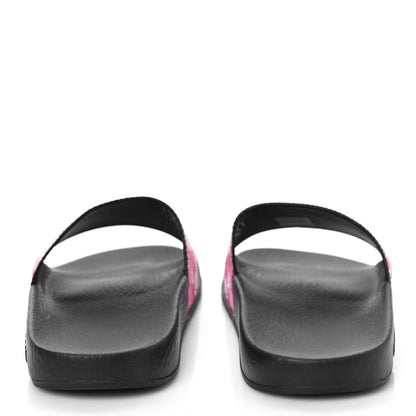 Gucci GG Supreme Monogram Blooms Slide Sandals 38 Beige Multicolor 5 of 7