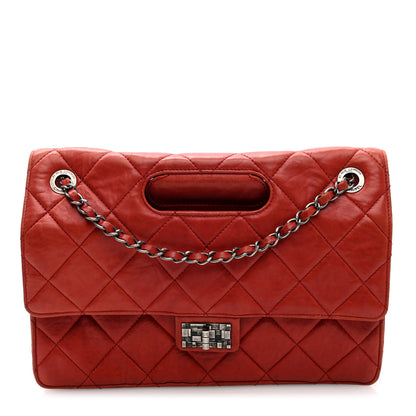 Chanel Washed Lambskin Jumbo Take Away Flap Red 1 of 10