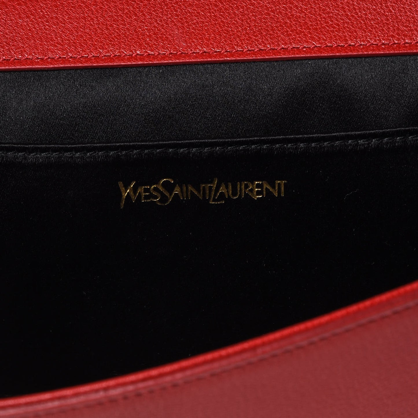 Calfskin Monogram Large Belle De Jour Clutch Red