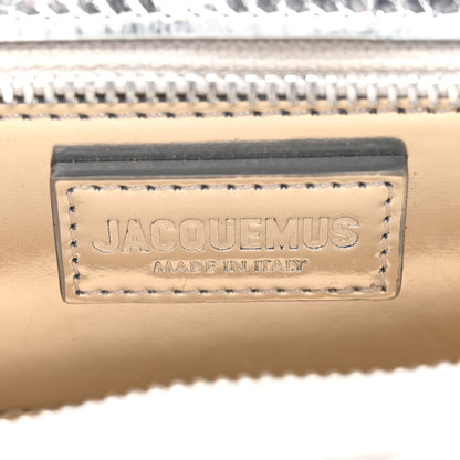 Jacquemus Metallic Calfskin Le Sac Ciuciu Silver 6 of 9