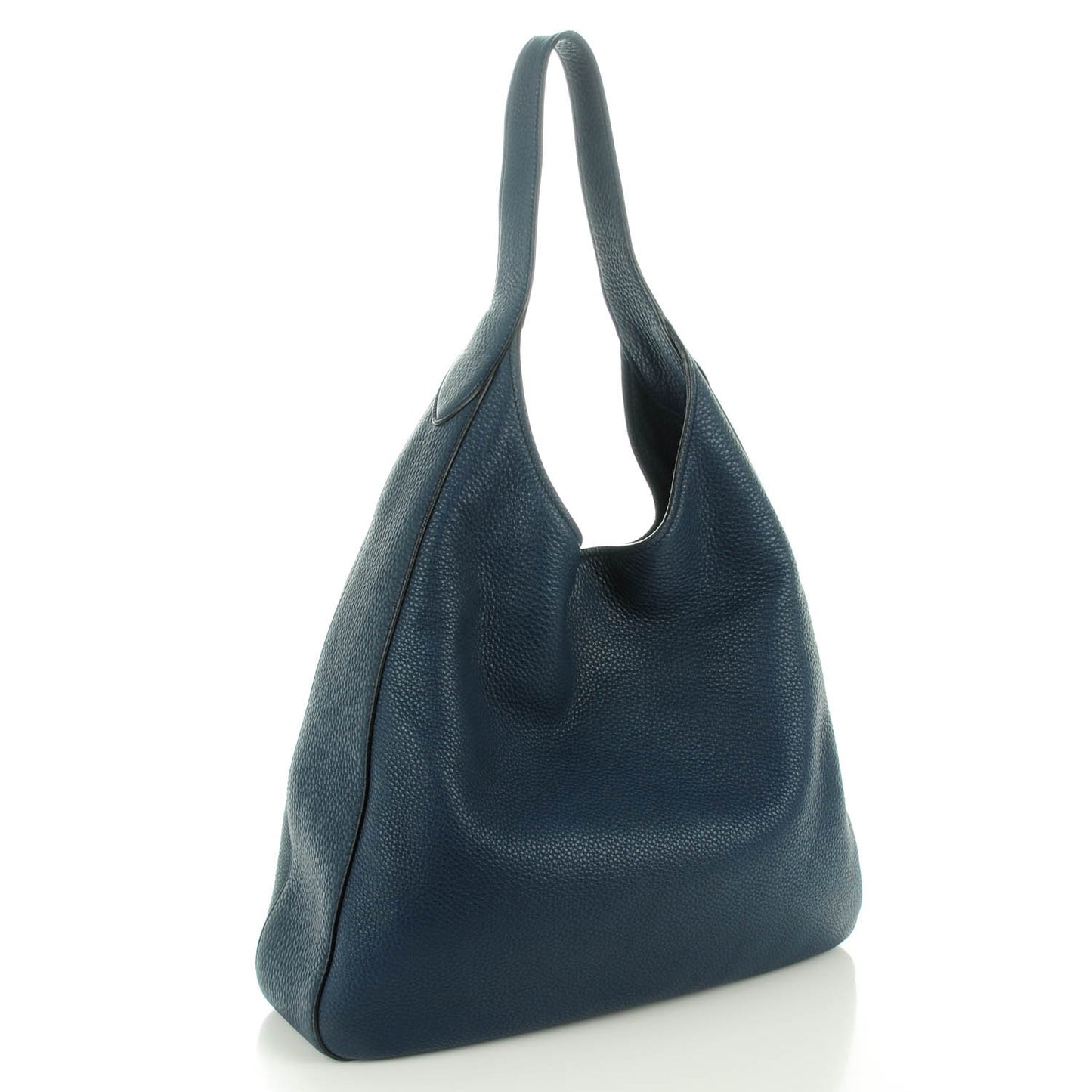 Vitello Daino Medium Pocket Hobo Bag Bleuette