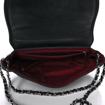 Chanel Caviar Half Moon Large Flap Black 5 of 12