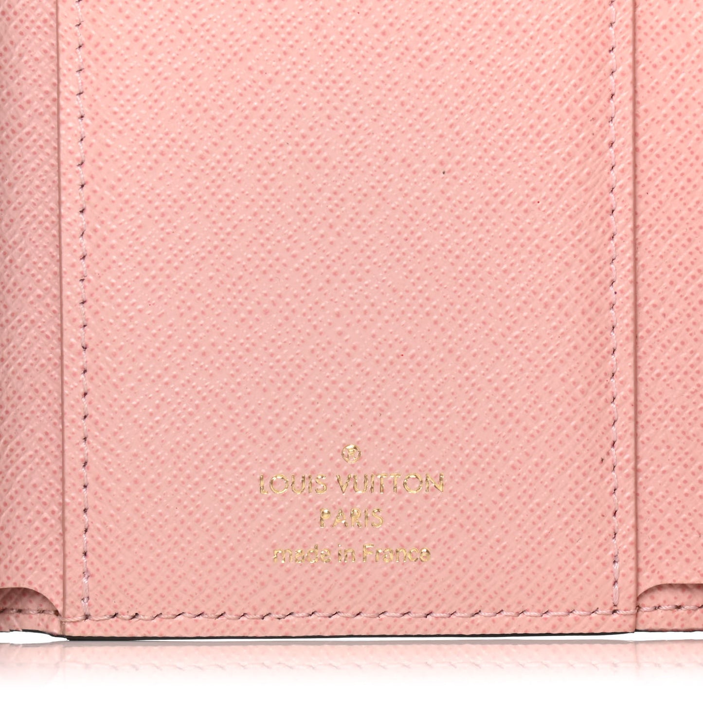 Damier Ebene Victorine Wallet Rose Ballerine