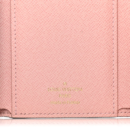 Louis Vuitton Damier Ebene Victorine Wallet Rose Ballerine 6 of 12