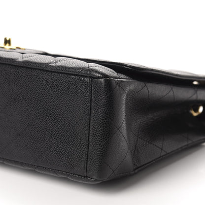 Chanel Caviar Quilted Maxi Single Flap Black 7 of 10