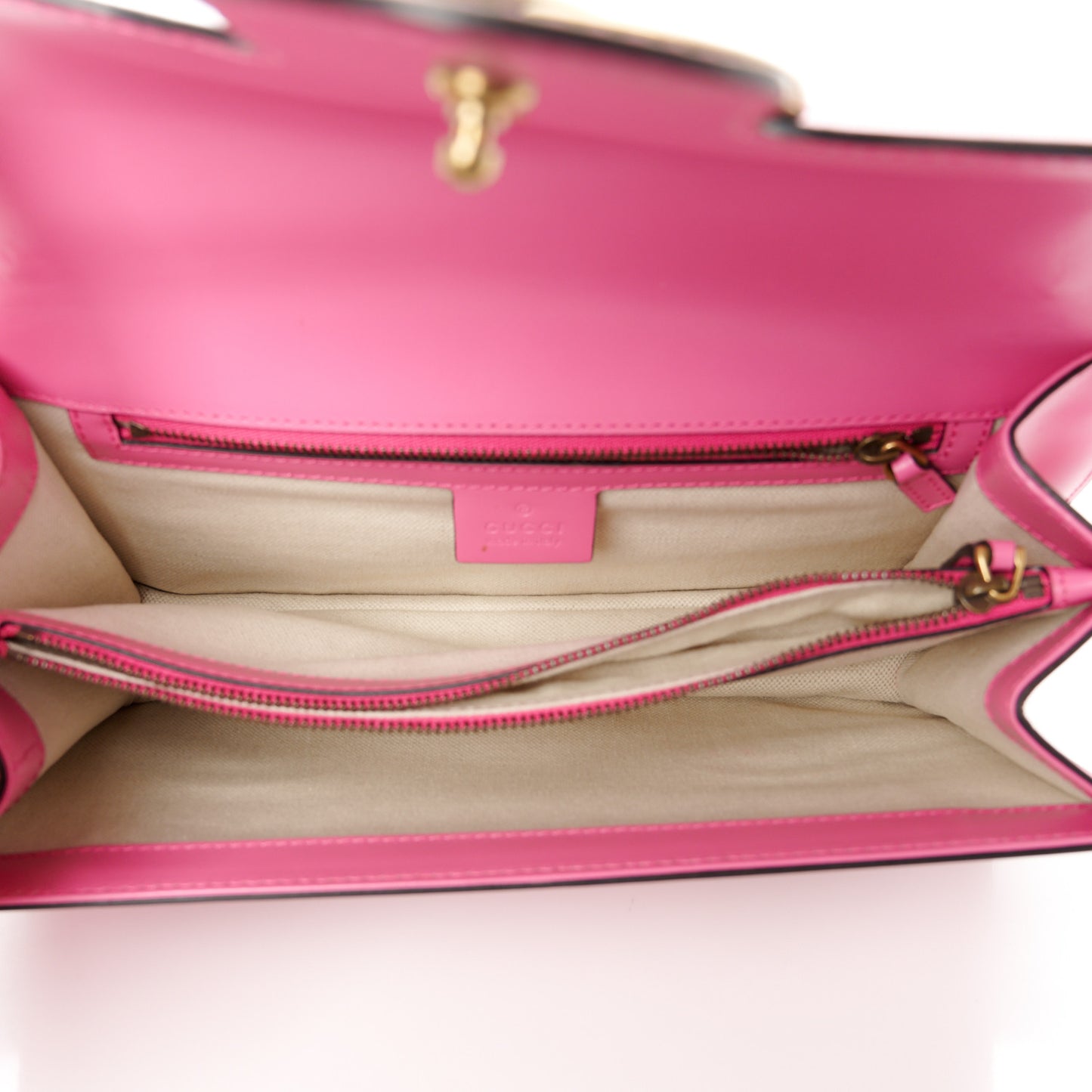 Knight Calfskin Malaga Kid Heart Medium GG Marmont Chain Handle Bag Tropical Pink Flower Hibiscus Red Multicolor