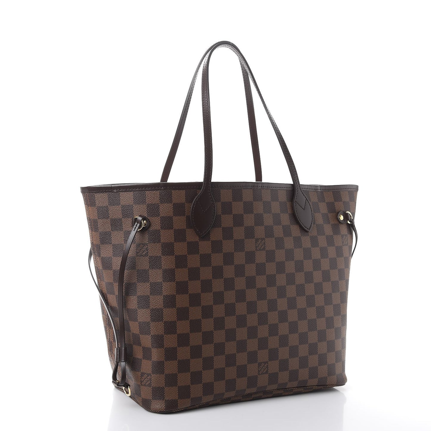 Damier Ebene Neo Neverfull MM Rose Ballerine
