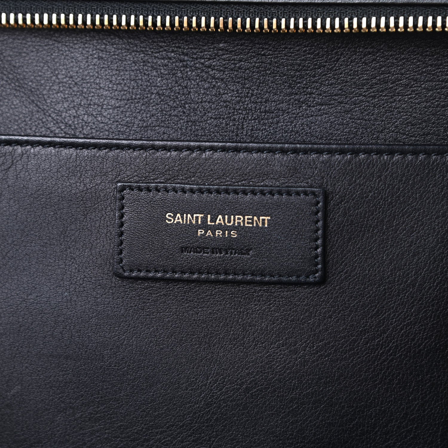 Saint Laurent Calfskin Small Monogram Downtown Cabas Black 6 of 12