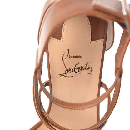 Christian Louboutin Calfskin Choca 55 Sandals 37.5 Brown 7 of 11