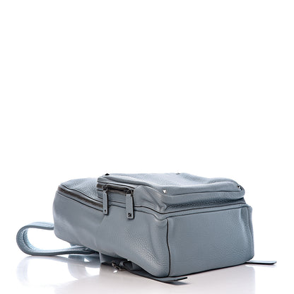 Valentino Garavani Grained Calfskin Rockstud Backpack Blue 4 of 9