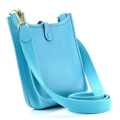 Hermes Taurillon Clemence Evelyne TPM Bleu du Nord 3 of 10