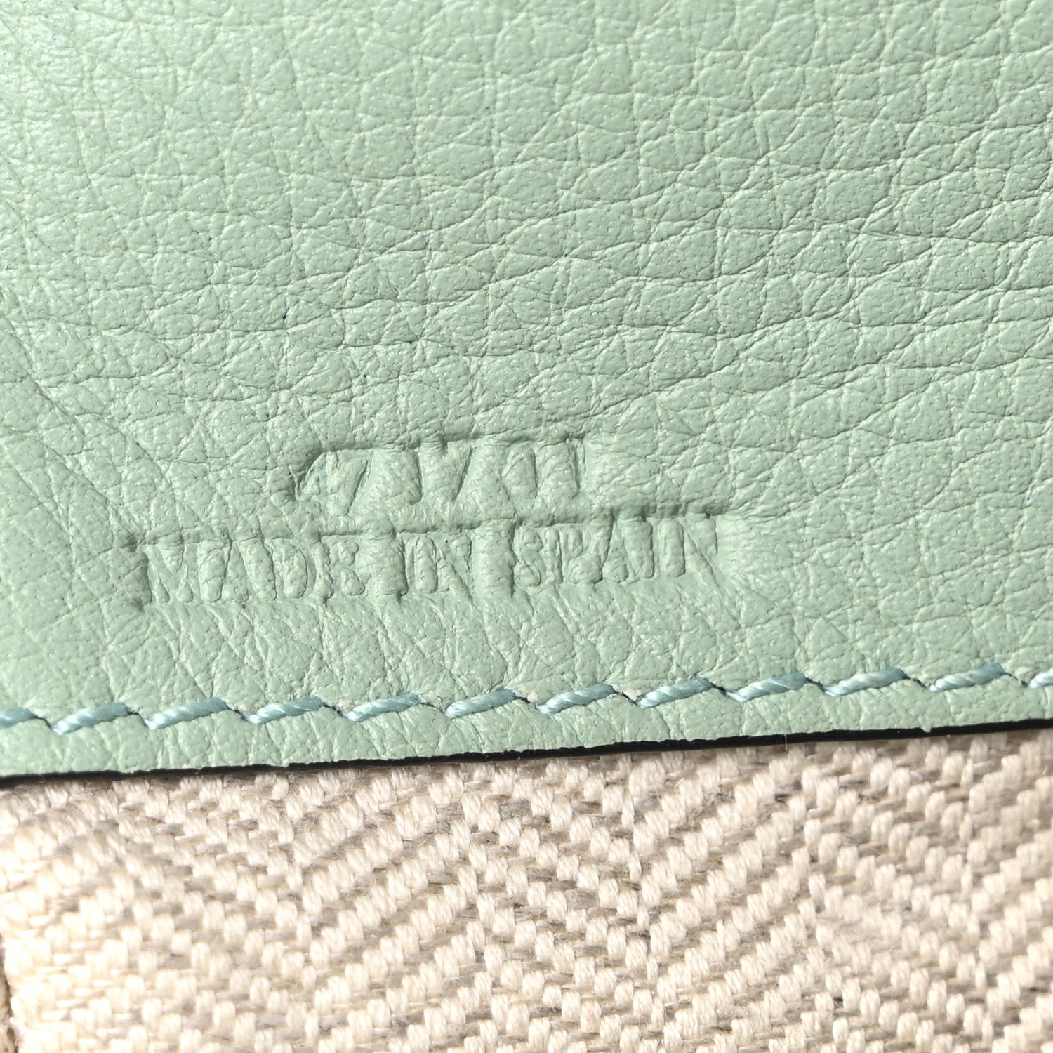 Loewe Soft Grained Calfskin Medium Hammock Shoulder Bag Light Green 6 of 9